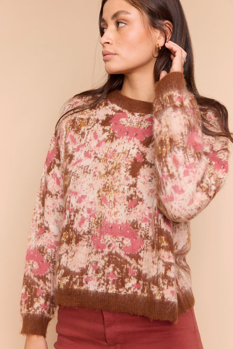 Pull Abstract - Beige