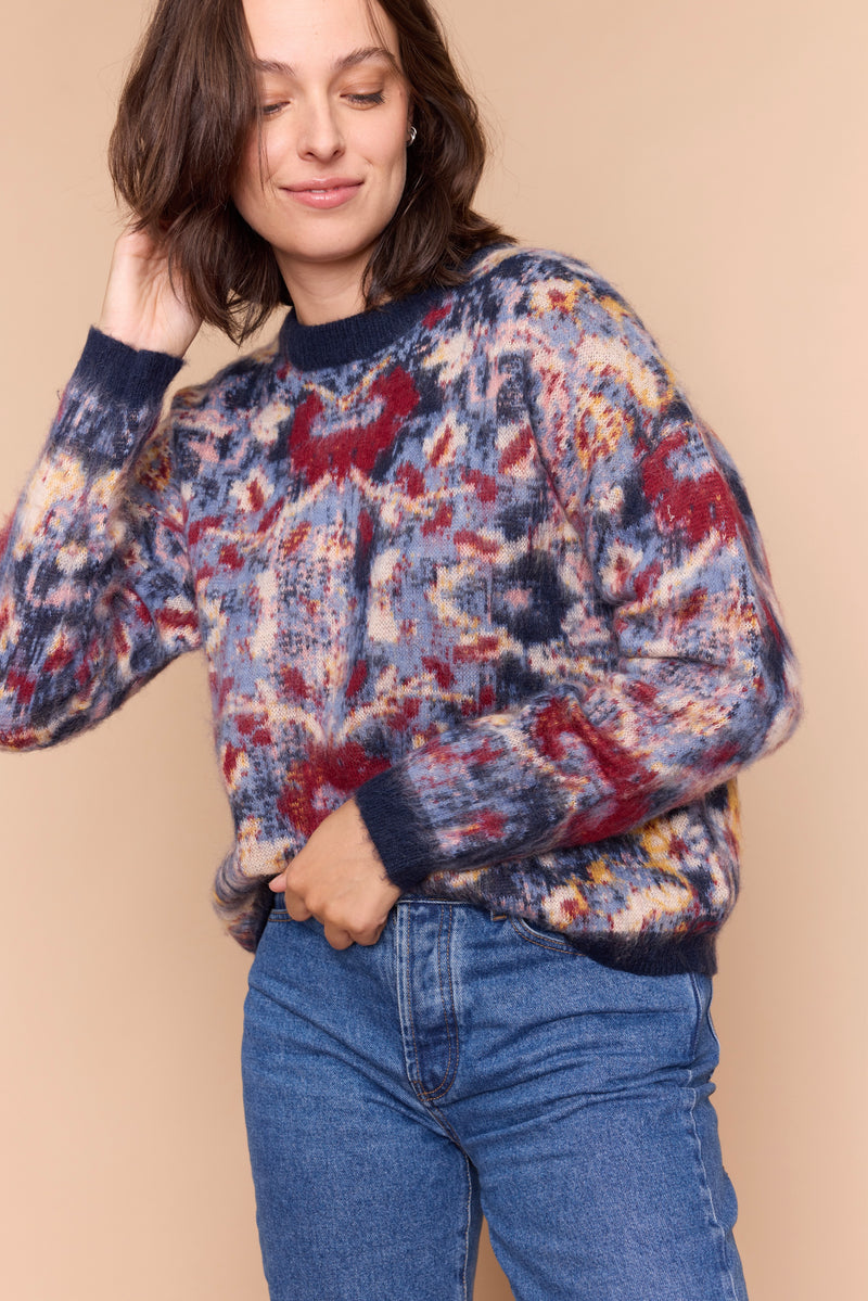 Pull Abstract - Bleu