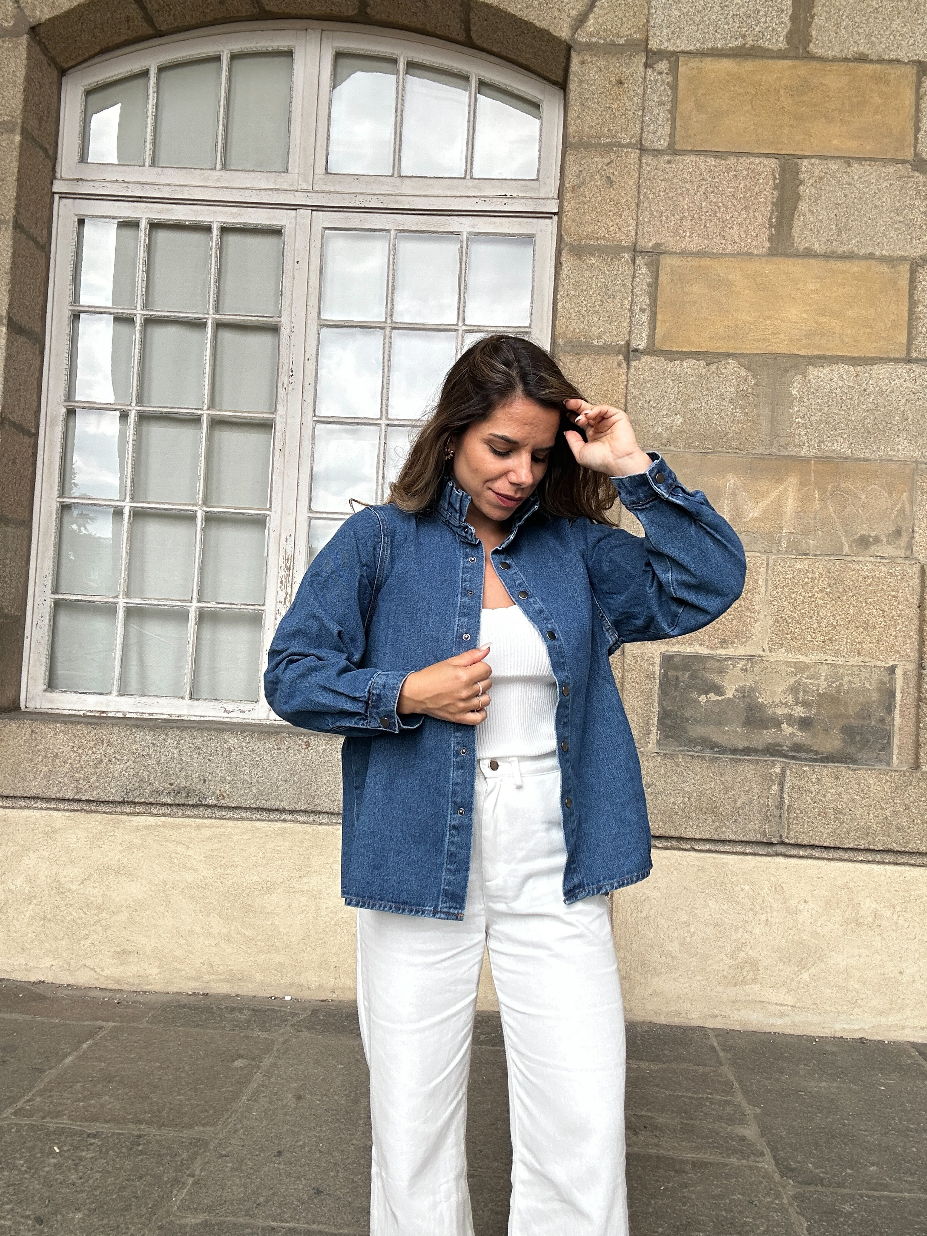 Veste En Jean Céleste