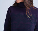 Pull Jacquard Montagne Avalanche - Avalanche Aubergine - Femme