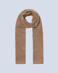 Jordan Scarf with Rolled Edges - Chestnut - 100% 12GG Cashmere - Unisex