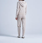 Absolut Cashmere - Ella Long-Sleeve Zip Hooded Cardigan - Greige - Women