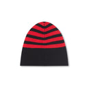 Bonnet - Raye Noir/Rouge - Femme