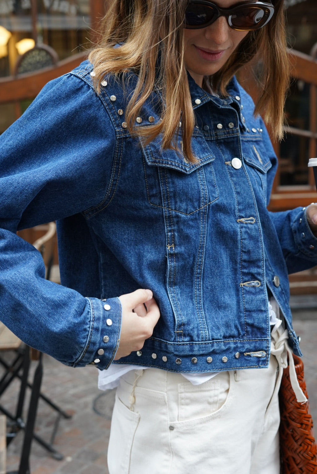 Thelma Denim Jacket Blue