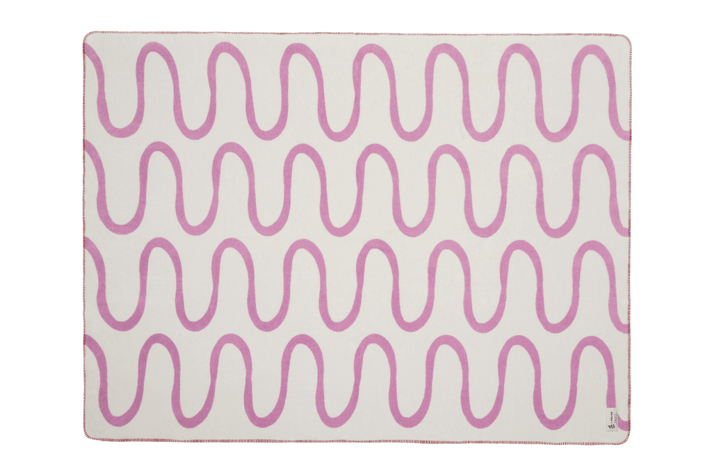 Plaid Swirl - Lilac Fluff & Cream Beige