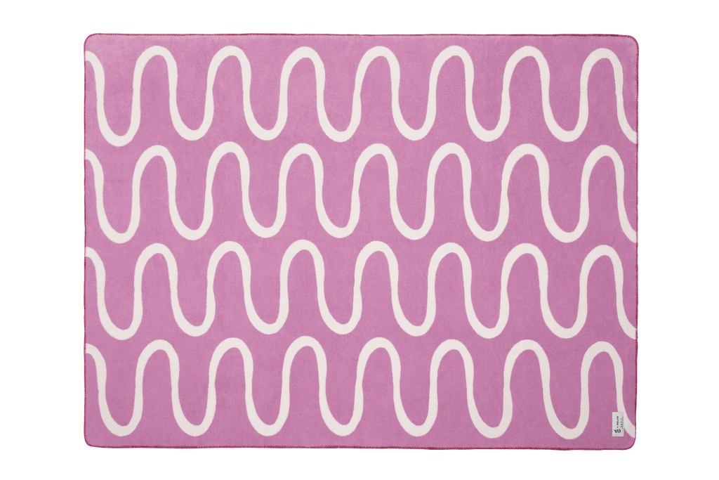 Plaid Swirl - Lilac Fluff & Cream Beige