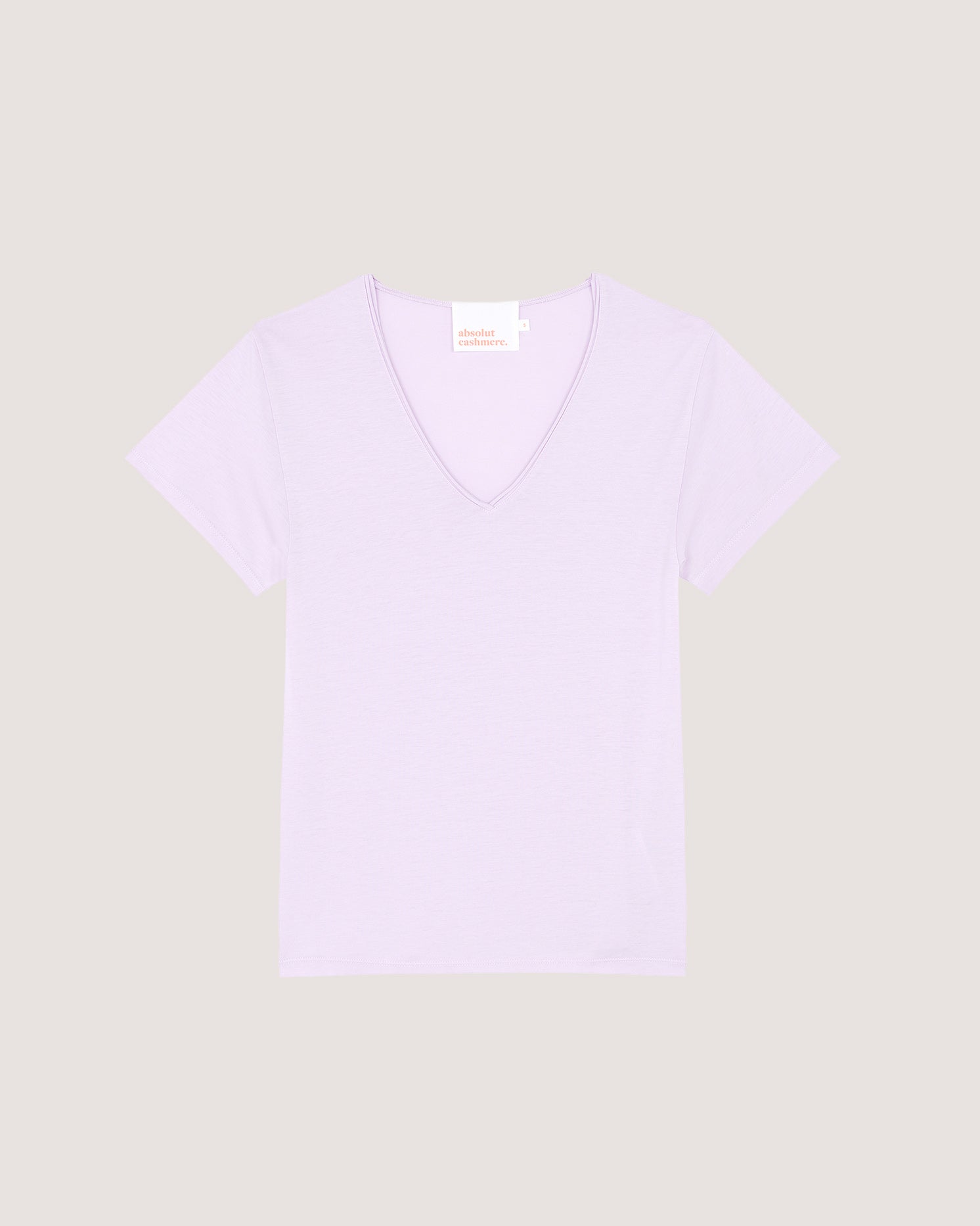 T-Shirt Col V Mc Marilla - Lavander - 67% Lyocell 33% Coton - Femme