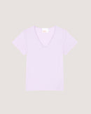 Absolut Cashmere - Camiseta con cuello de pico Mc Marilla - Lavanda - 67% Lyocell 33% Algodón - Mujer