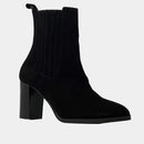 Chelsea Boots Ann Tuil Activia - Velours Noir