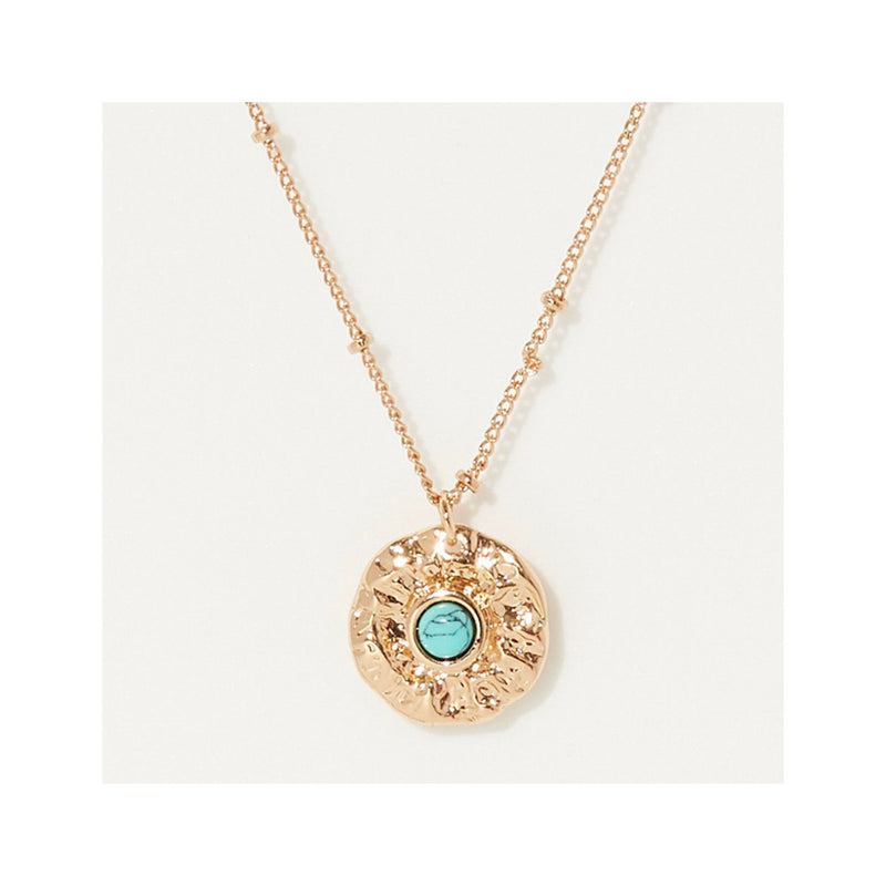 Collier Palawan Turquoise - Laiton Doré