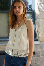 Eloi Lace Top Beige