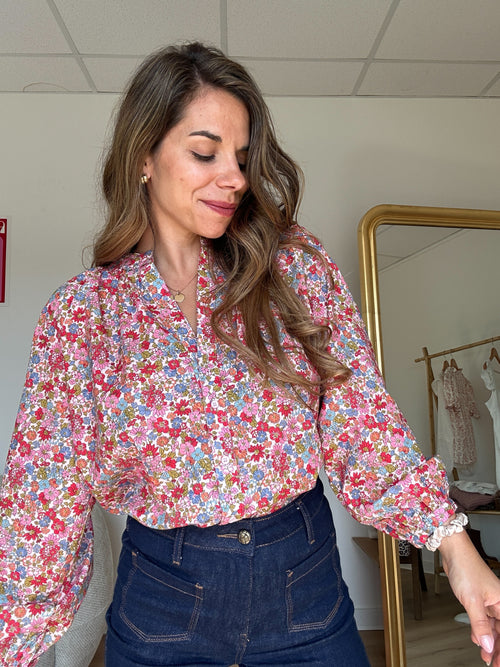 Capucine Flower Blouse