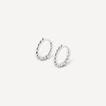 Boucles D'Oreilles Ondulation Argent