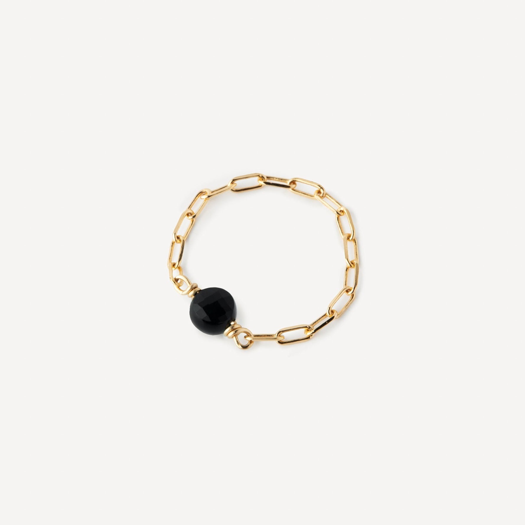 Bague Chaine Onyx