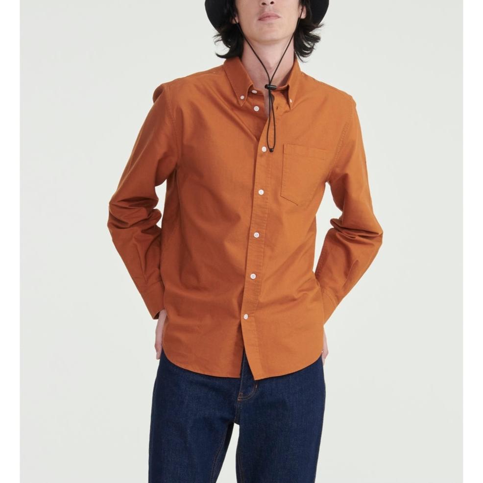 Camisa de manga larga - Moca - Hombre