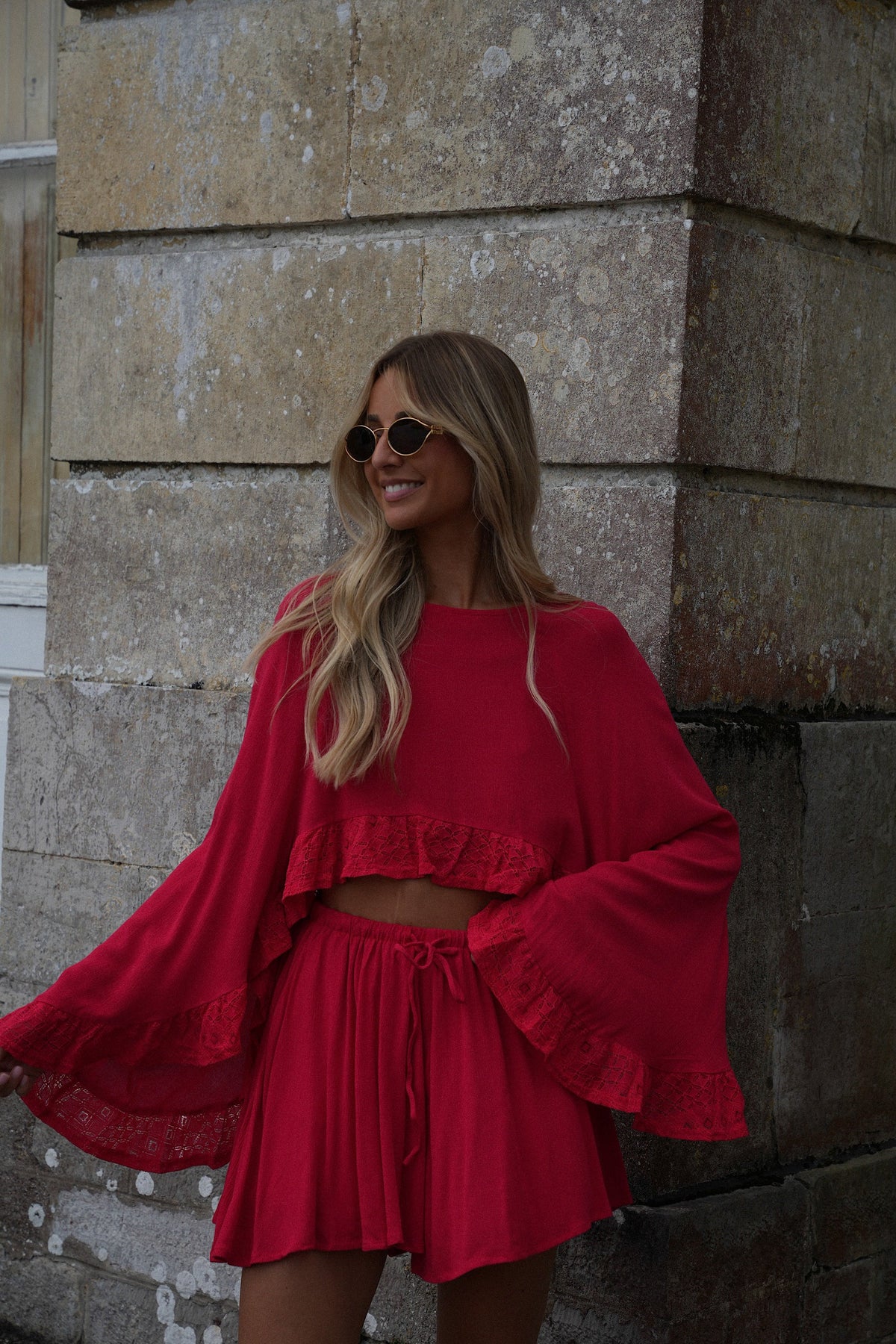 Blusa Holgada Alisa - Roja