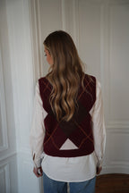Loona Bordeaux - Sleeveless Sweater