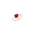 Ring Nyckelpiga - 9K Roséguld