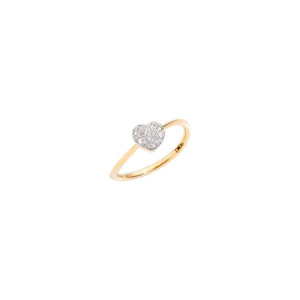 Bague Cœur - Or Jaune 18K
