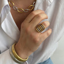 Bague Stria - Doré Ou Bicolore