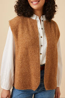 Gilet Adelia - Caramel