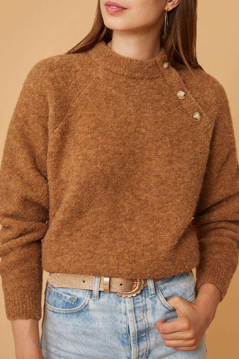 Pull Adelou - Caramel