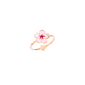 Anillo Flor de cerezo - Rosa