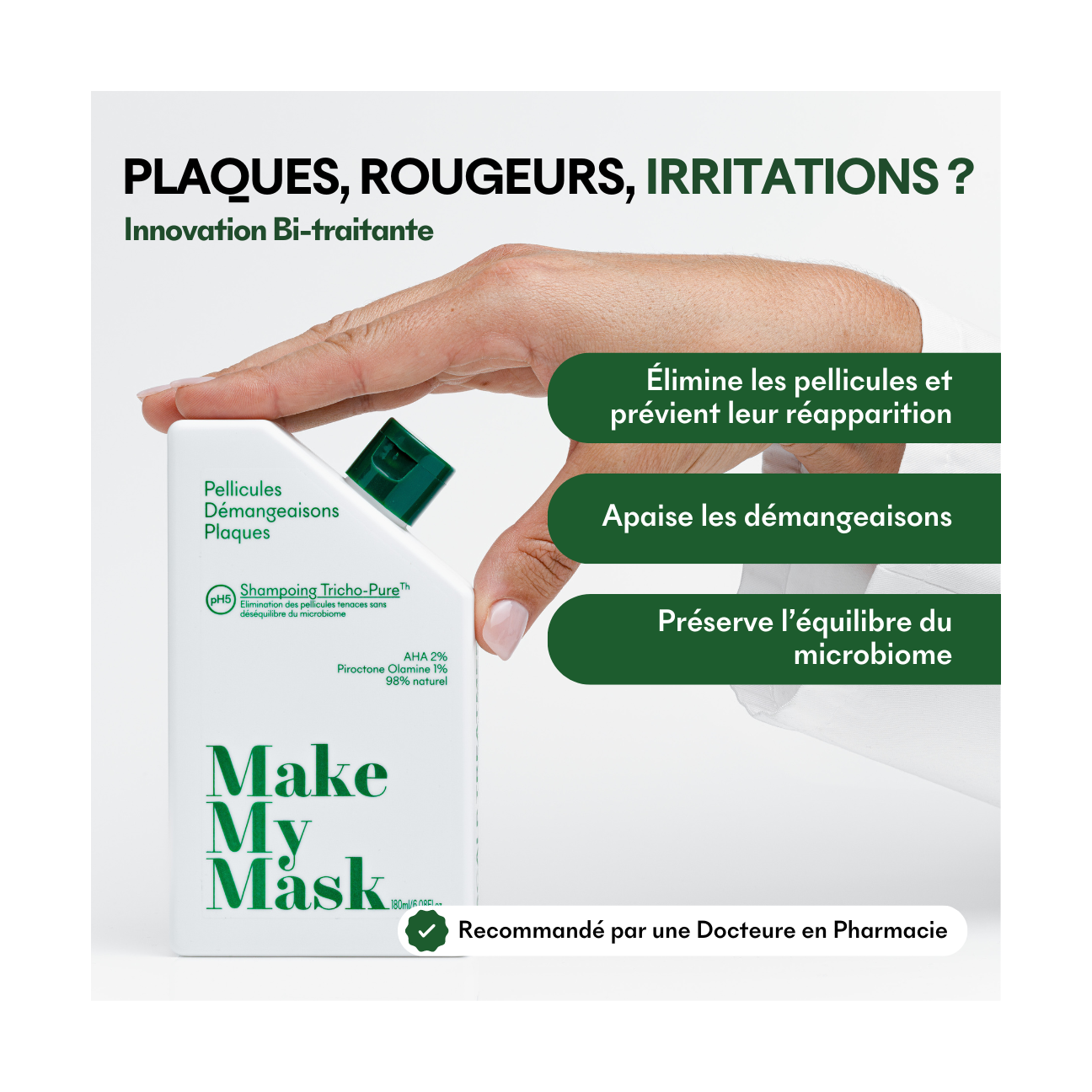 Shampoing anti-pelliculaire naturel
