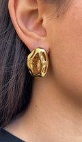 Textured Stone Earrings