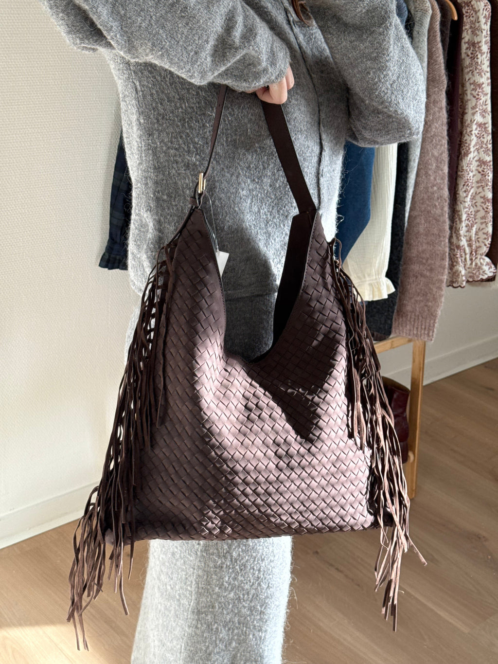 Large brown Julia handbag