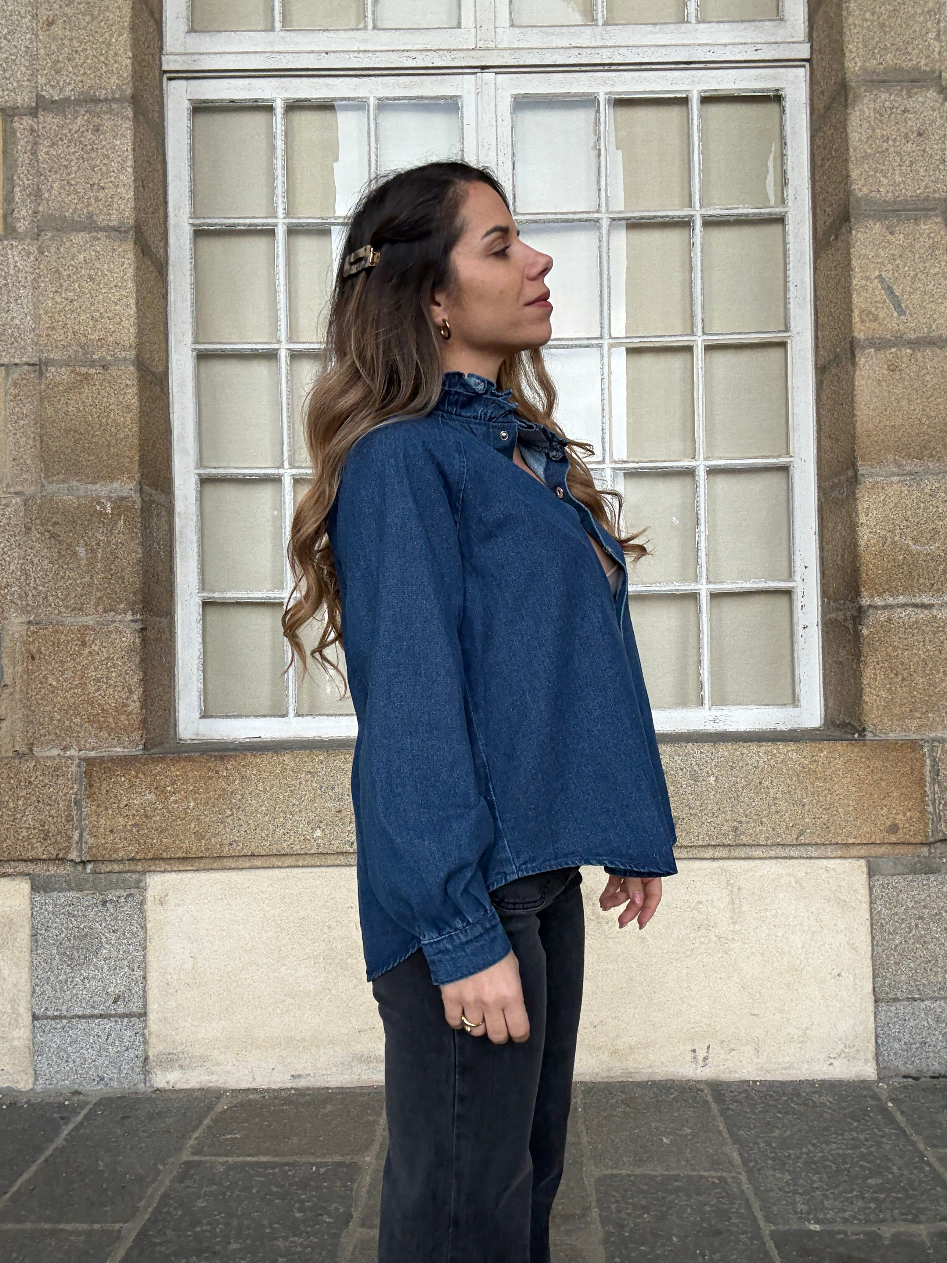 Surchemise en jean Livia