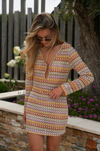 Robe En Crochet Yasmine - Colorée