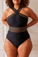 Maillot De Bain Une Pièce - Noir