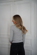 Pull Fin Polly - Gris
