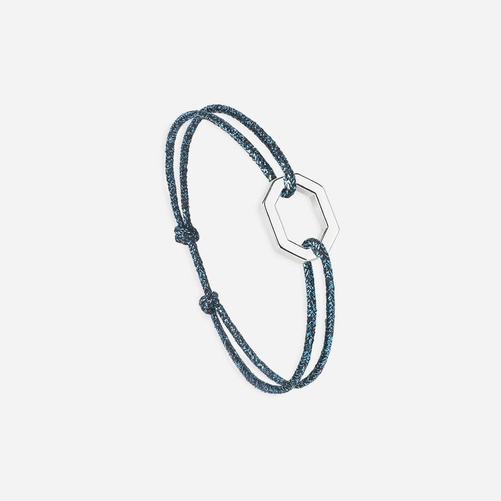Bracelet Aero - Bleu Marine Pailleté