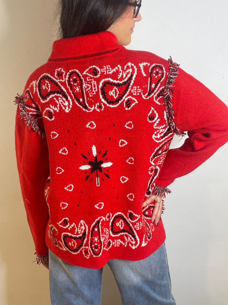 Gilet Veste Coachella Rouge