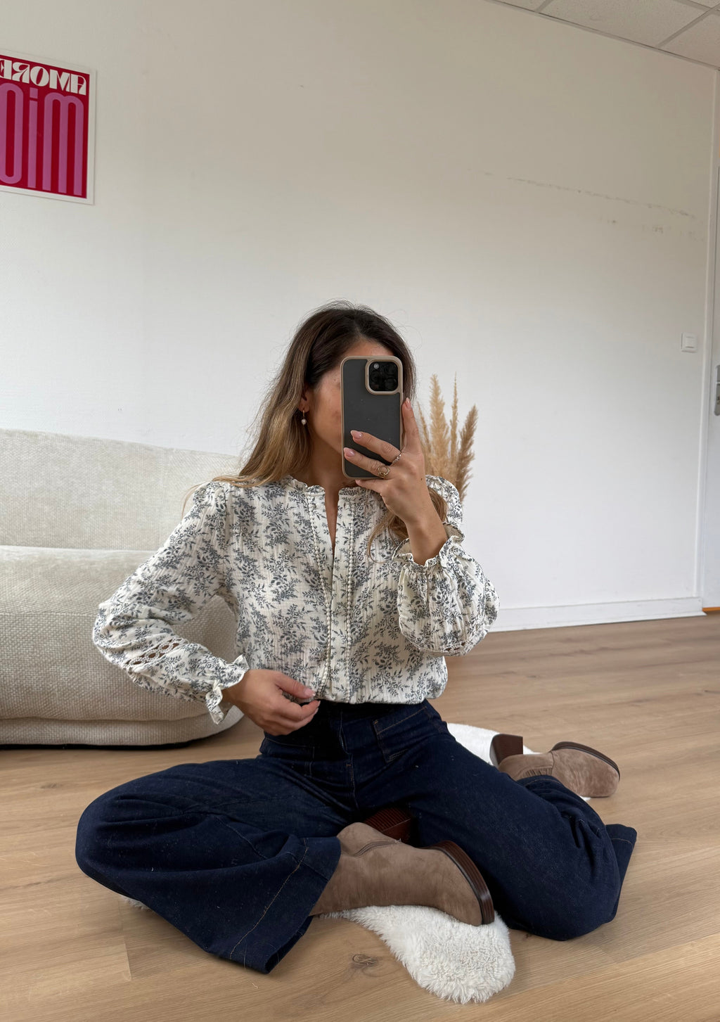 Blouse Emma fleurie