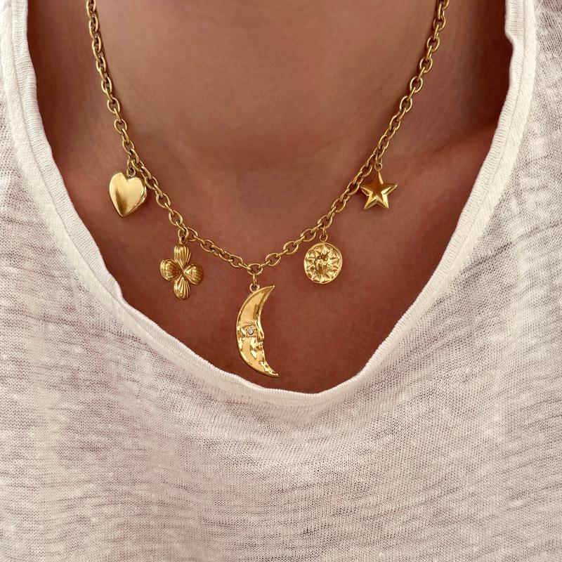 Collar Acero “Luna”