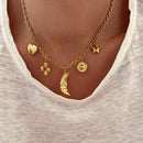 Collier "Moon" Acier