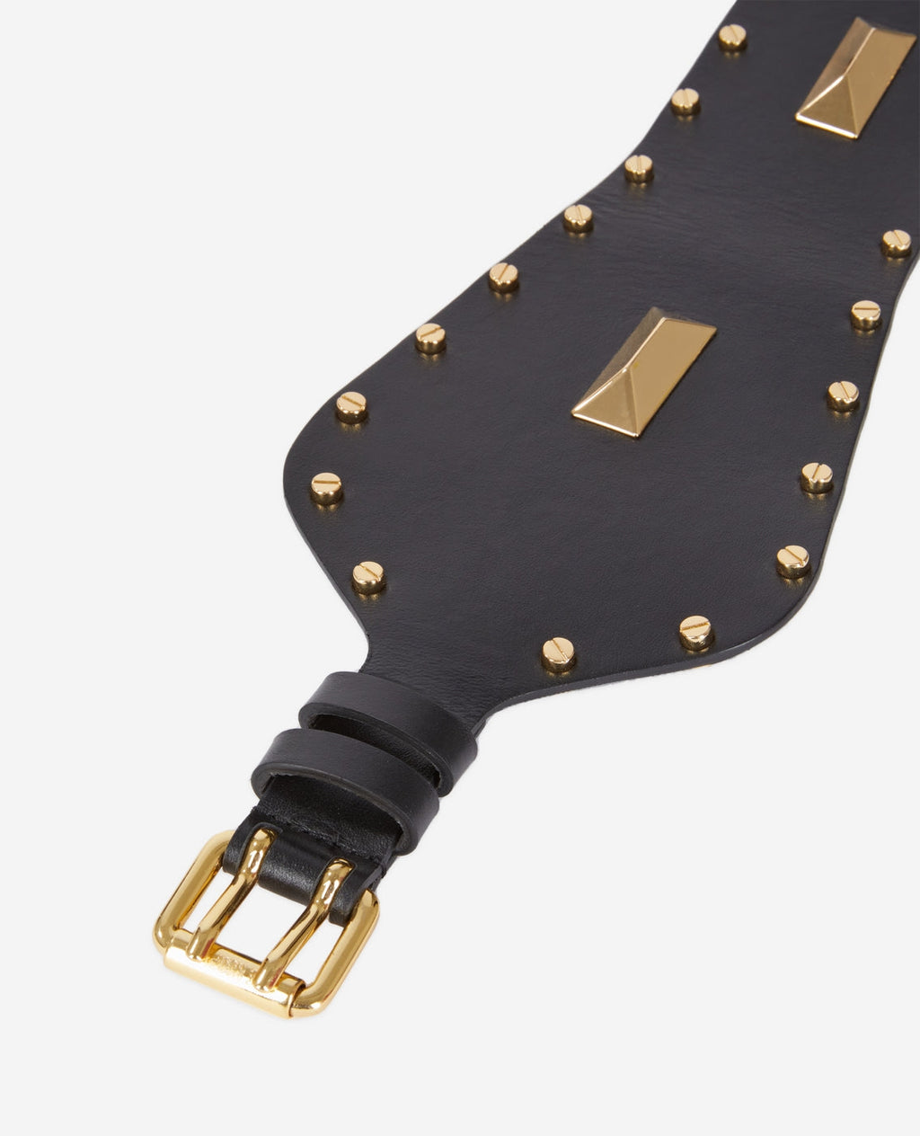 The Kooples - Cinturón de Cuero - Negro - Mujer