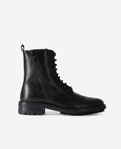 The Kooples - Bottes Ranger Avec Fermeture Éclair Latérale - Femme