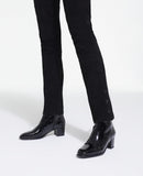 Botines Piel Vinilo Con Cremallera Interior - Mujer