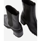 The Kooples - Botines Chelsea De Cuero Con Tacón Alto - Mujer