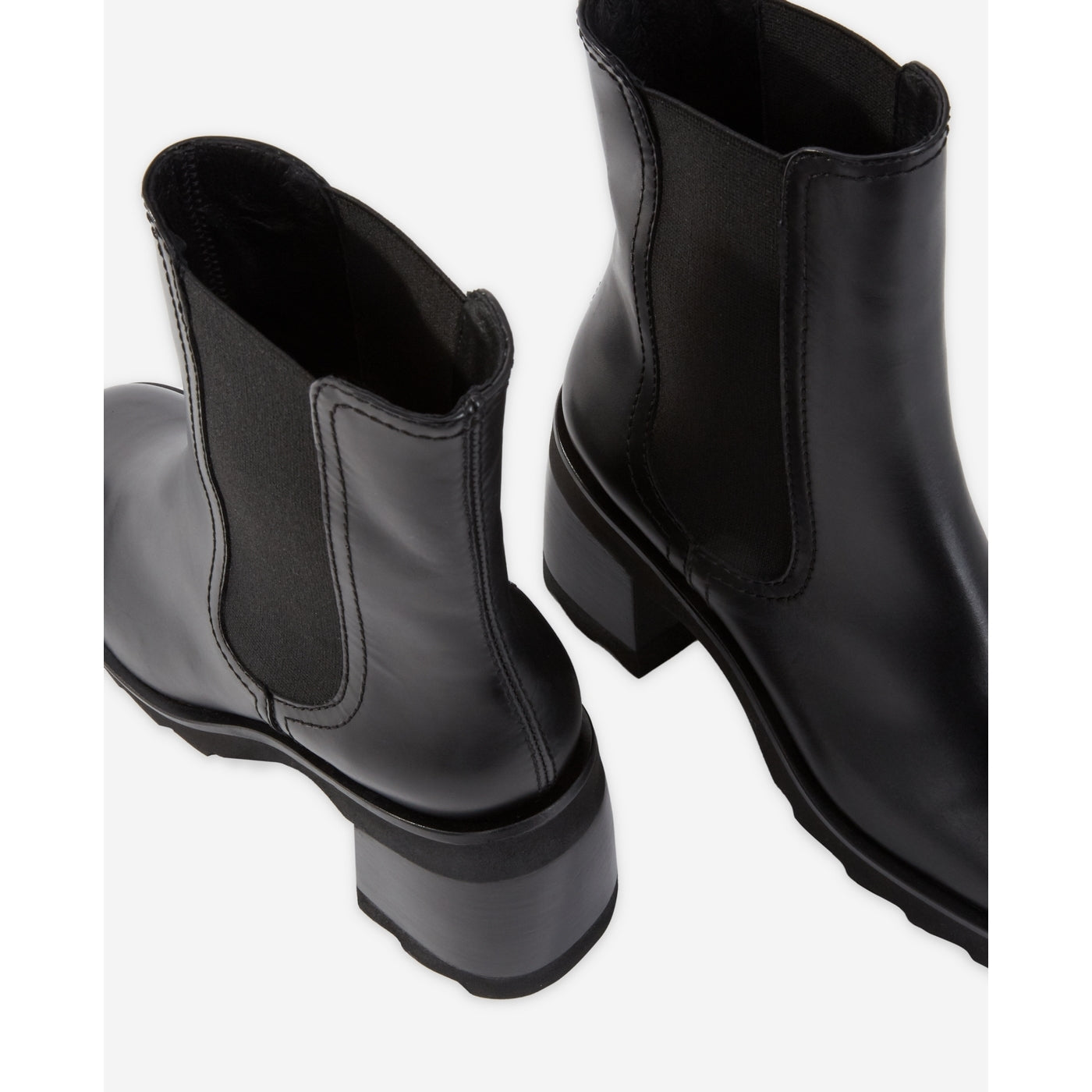 The Kooples - Botines Chelsea De Cuero Con Tacón Alto - Mujer