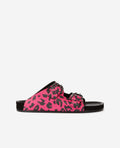 The Kooples - Mules De Piel - Rosa Y Negro - Mujer