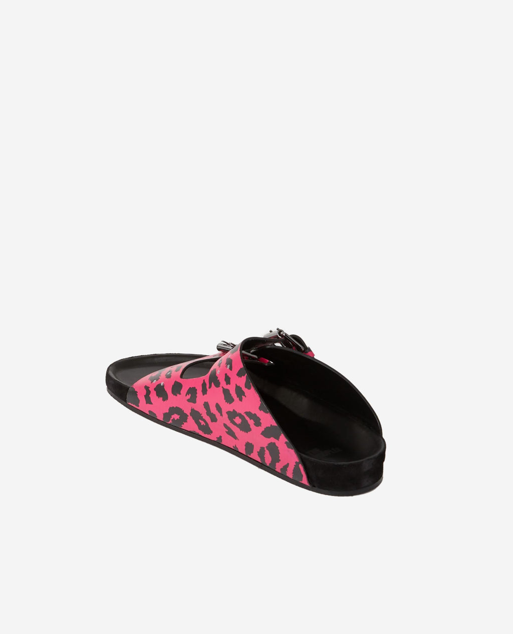 The Kooples - Mules De Piel - Rosa Y Negro - Mujer