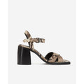 The Kooples - Sandalias de tacón en piel de becerro - Beige - Mujer