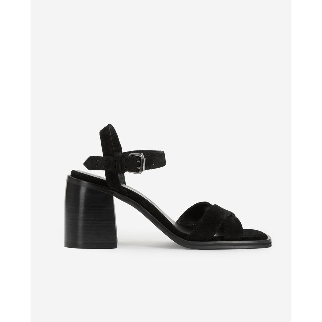 The Kooples - Nubuck Sandals - Black - Women