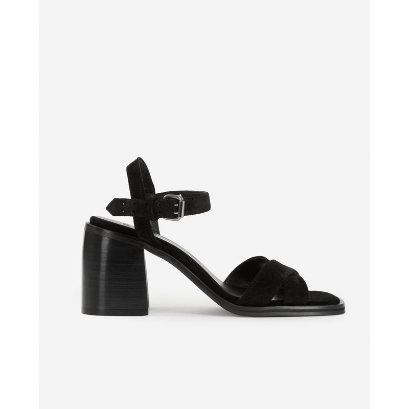The Kooples - Sandalias Nobuk - Negro - Mujer
