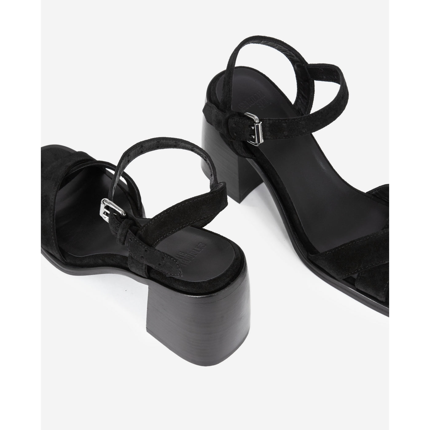 The Kooples - Nubuck Sandals - Black - Women